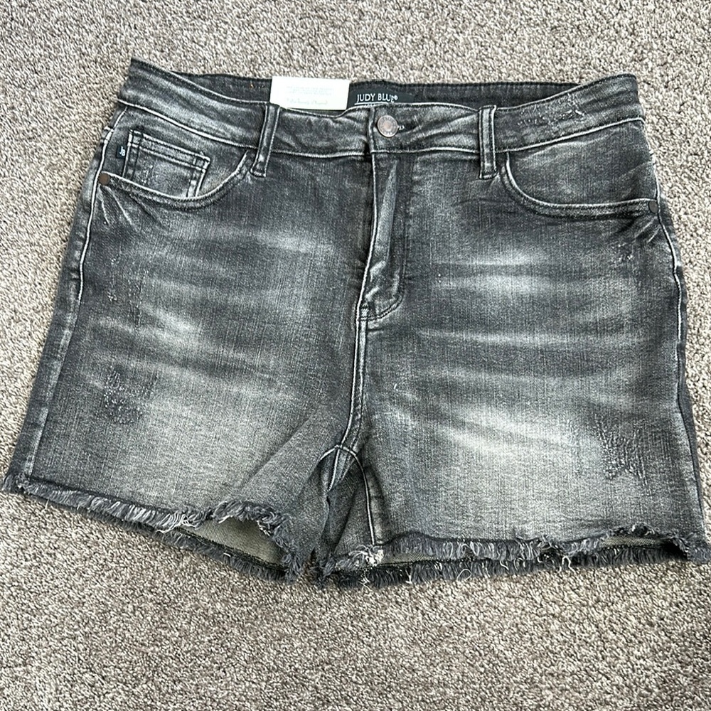 Judy Blue Women's Black Denim Shorts